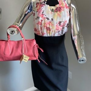 Sheer Floral Print Dress